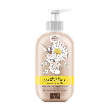 Artsana Fiocchi Di Riso Detergente Corpo Capelli Camomilla Special 400 Ml