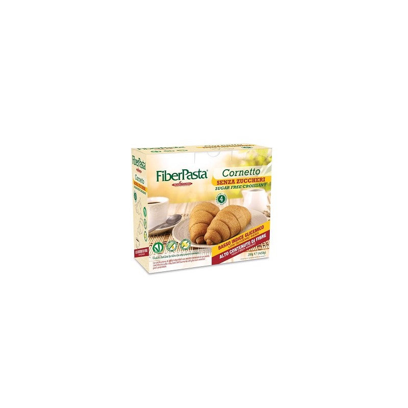 Fiberpasta Cornetto Senza Zuccheri 100% Vegetale 200 G