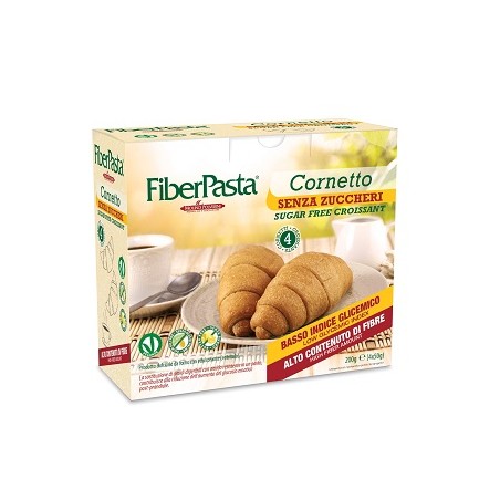 Fiberpasta Cornetto Senza Zuccheri 100% Vegetale 200 G