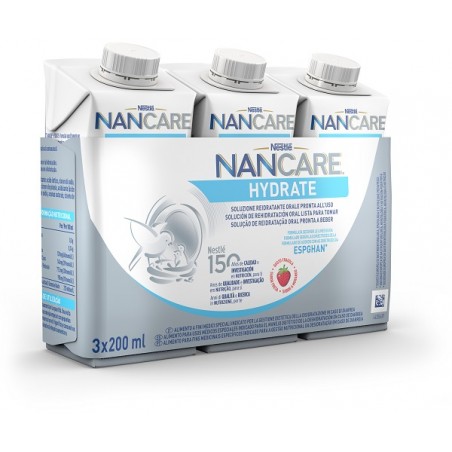 Nestlè Nancare Hydrate Liquido 3 Pezzi Da 200 Ml