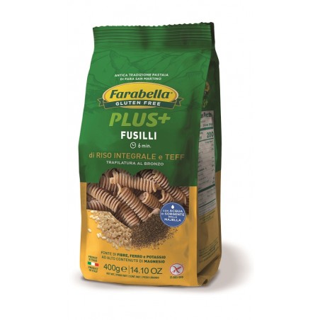 Bioalimenta Farabella Fusilli Riso Integrale E Teff 400 G