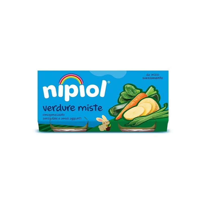 Nipiol Omogeneizzato Verdure Miste 2 Pezzi Da 80 G