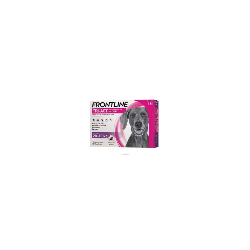 Four Pharma Cro Frontline Tri-act Soluzione Spot-on Per Cani Di 20-40 Kg