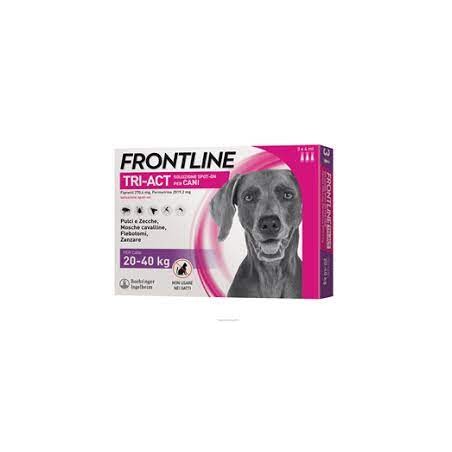 Four Pharma Cro Frontline Tri-act Soluzione Spot-on Per Cani Di 20-40 Kg