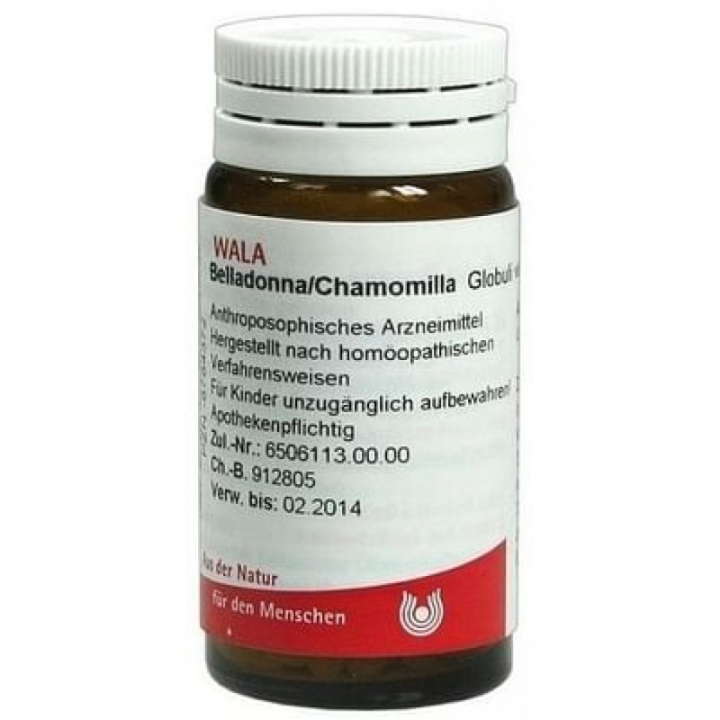 Wala Italia Wala Belladonna Chamomilla Globuli 20 G