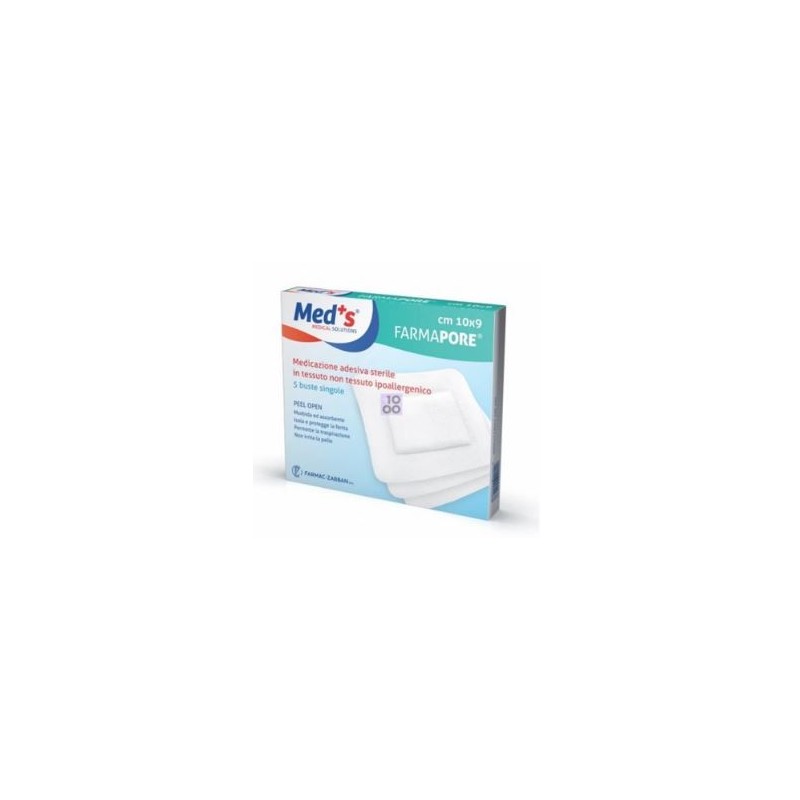 Farmac-zabban Medicazione Autoadesiva Farmapore Strip 8x500 Cm