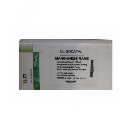 Oti Officine Terapie Innovative Oligocatal Manganese Rame 20 Fiale Glucosate 2ml