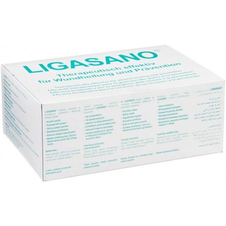 Ligasano Medicazione In Compresse Di Poliuretano Espanso Formato Reticoli A Nido D'ape 10pz 15x10x2 cm