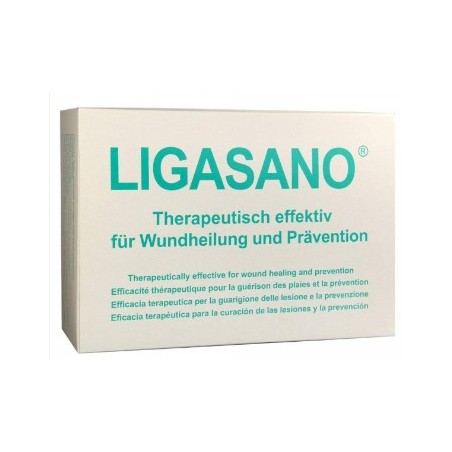 Ligasano Medicazione In Compresse Di Poliuretano Espanso Formato Reticoli A Nido D'ape 10pz 15x10x1 cm