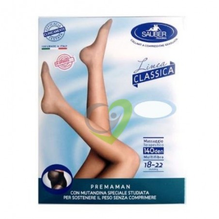 Desa Pharma Sauber Collant Premaman 140 Denari Maglia Microrete Neutro Beige 2 Linea Classica