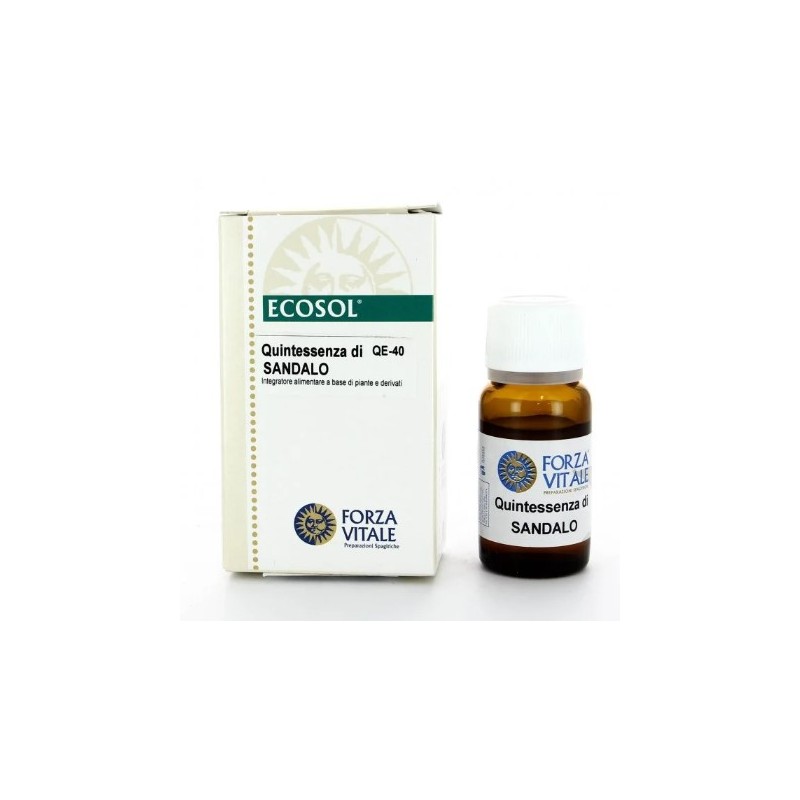 Forza Vitale Italia Ecosol Quintessenza Di Sandalo Gocce 10 Ml