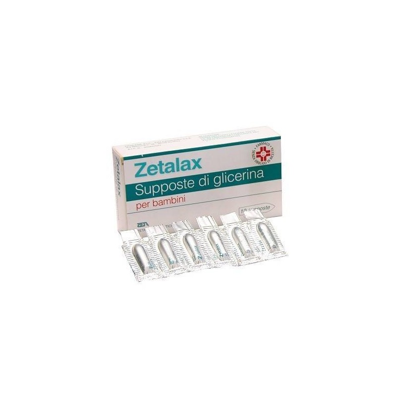 Zetalax Glicerina Bambini 1375 mg 18 supposte