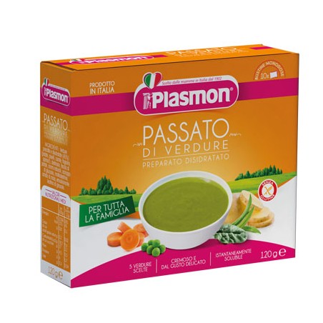 Plasmon Verdure Dry Passato Verdura 10 Buste Da 12 G