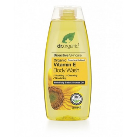 Optima Naturals Dr Organic Vitamin E Body Wash Detergente Corpo 250 Ml