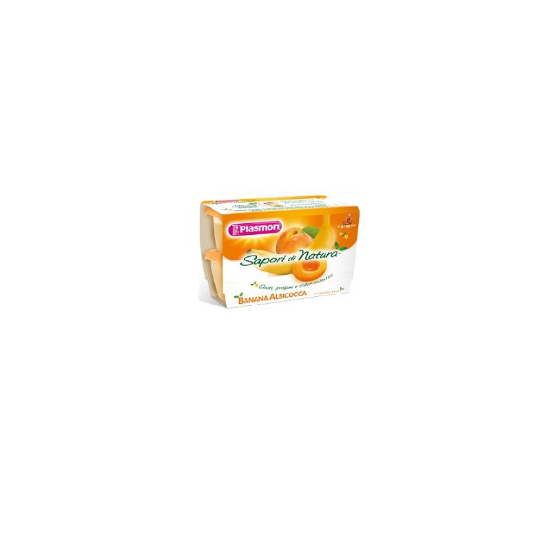 Plasmon Sapori Di Natura Omogeneizzato Albicocca E Banana 100 G X 4 Pezzi