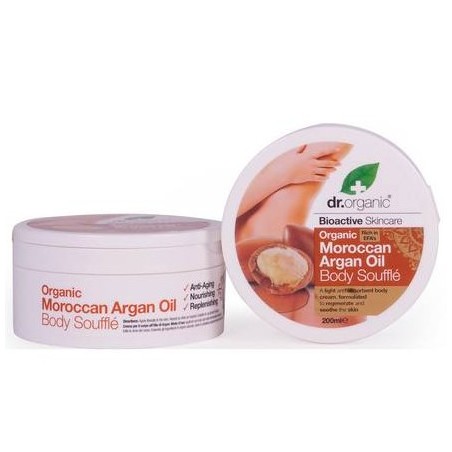 Optima Naturals Dr Organic Argan Body Souffle Burro Corpo 200 Ml