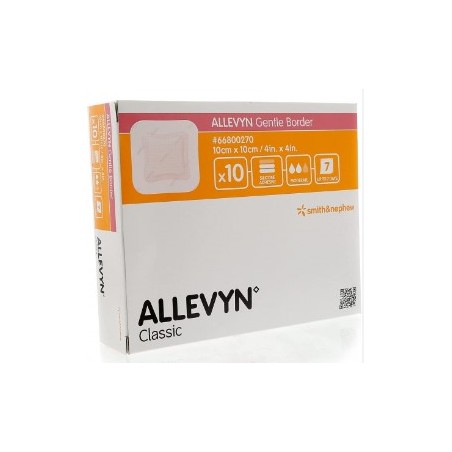 Smith & Nephew Medicazione Allevyn Gentle Border 10 Cm X 10 Cm 10 Pezzi