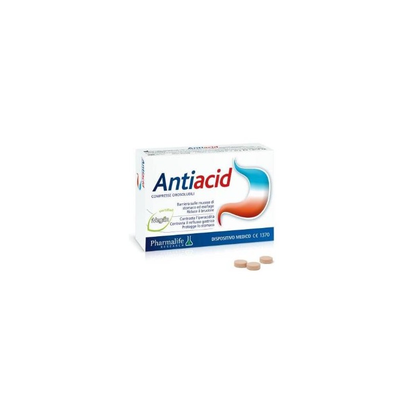 Pharmalife Research Antiacid 30 Compresse Orosolubili