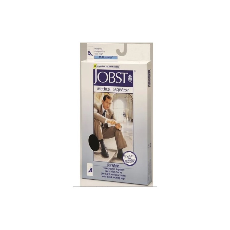 Essity Italy Calza Compressiva Jobst For Men 15-20mmhg Gambaletto Nero 2