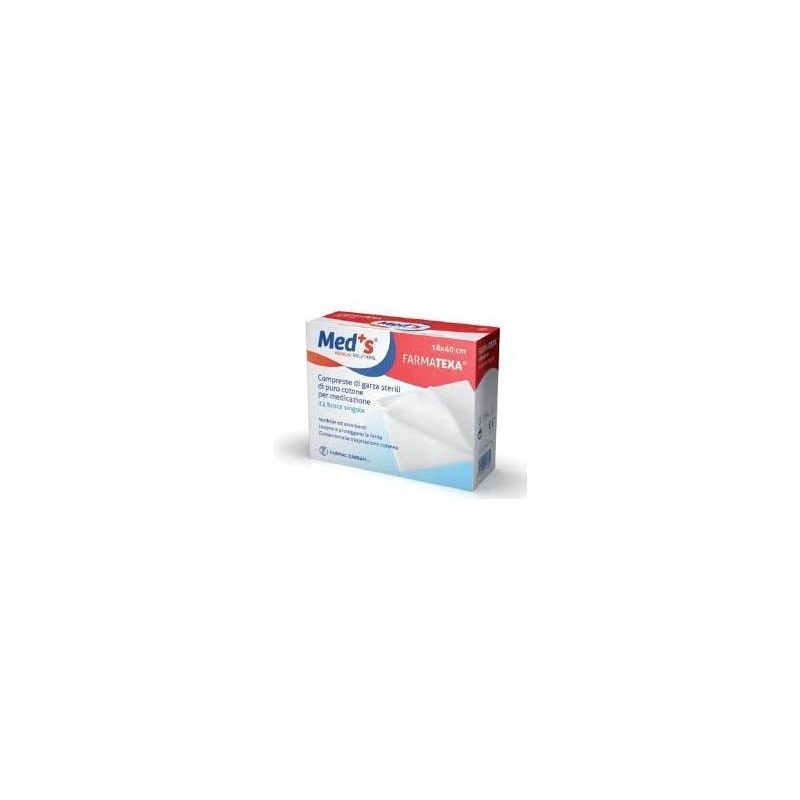 Farmac-zabban Garza Compressa Idrofila Meds Farmatexa 12/8 10x10cm 50 Pezzi