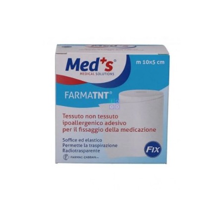 Farmac-zabban Cerotto Meds Tessuto Non Tessuto Fix Ipoallergenico Adesivo 1000x5 Cm