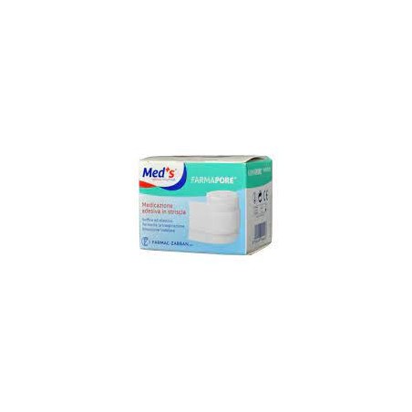 Farmac-zabban Medicazione Meds Pore Autoadesiva Tessuto Non Tessuto M 1x10 Cm