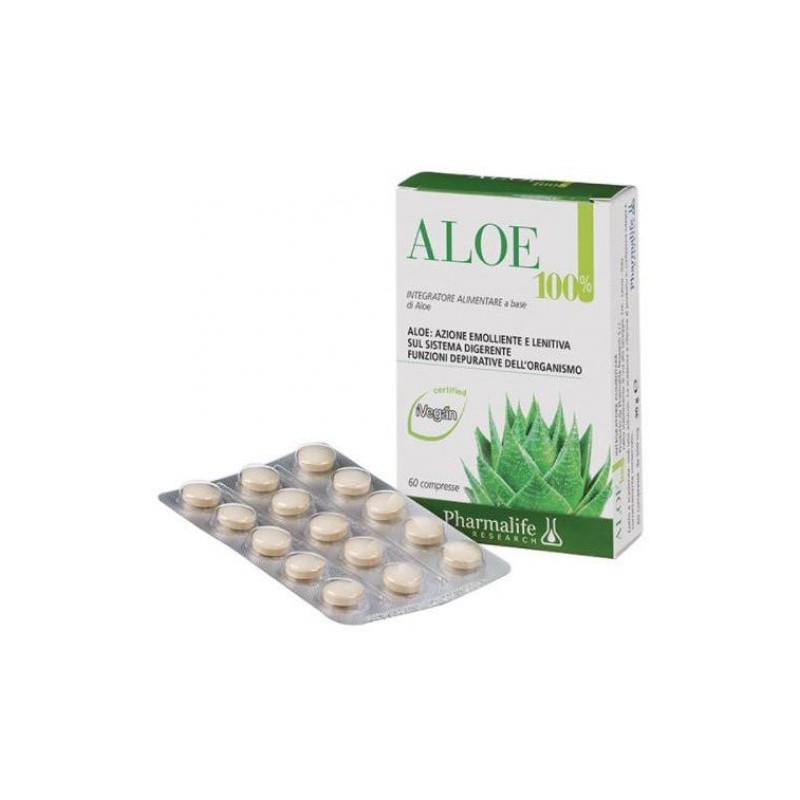 Pharmalife Research Aloe 100% Integratore Alimentare 60 Compresse