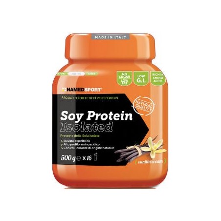 Namedsport Soy Protein Isolate Vanilla Cream Polvere 500 G