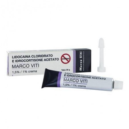 Marco Viti Farmaceutici Lidocaina Cloridrato E Idrocortisone Acetato Marco Viti 15 Mg/g + 10 Mg/g Crema Rettale Lidocaina Clorid