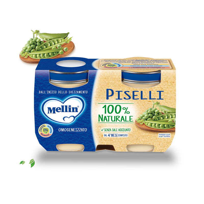 Danone Nutricia Soc. Ben. Omogeneizzato Piselli 2 X 125 G