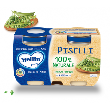 Danone Nutricia Soc. Ben. Omogeneizzato Piselli 2 X 125 G