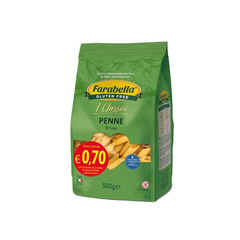 Bioalimenta Farabella Penne Rigate Promo 500 G