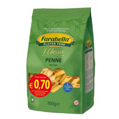 Bioalimenta Farabella Penne Rigate Promo 500 G