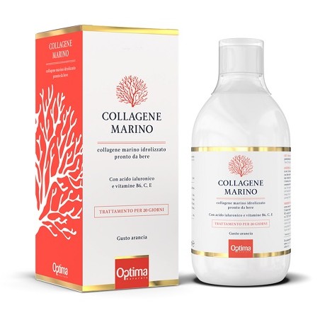 Optima Naturals Collagene Marino Idrolizzato Liquido Pronto Da Bere 500 Ml