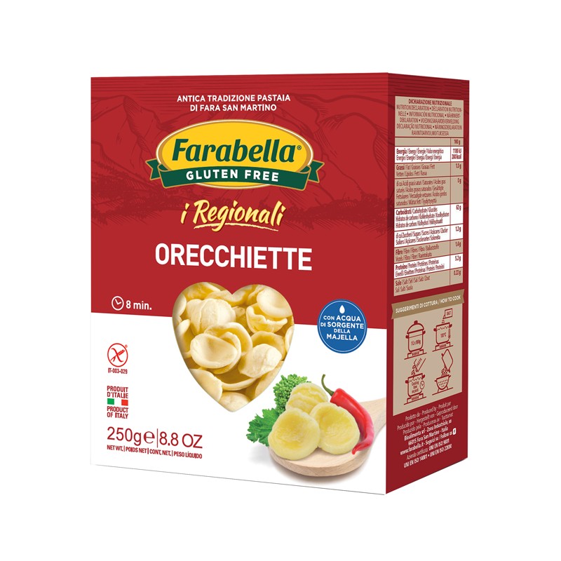 Bioalimenta Farabella Orecchiette I Regionali Pasta Fresca Stabilizzata 250 G