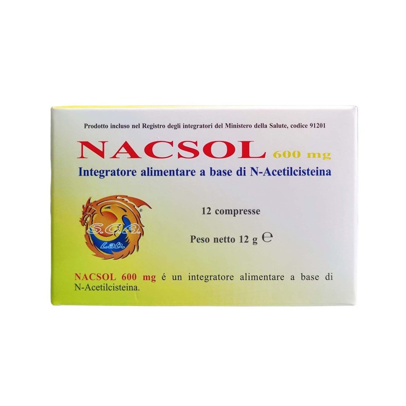 S. G. A. Lab. Nacsol 12 Compresse