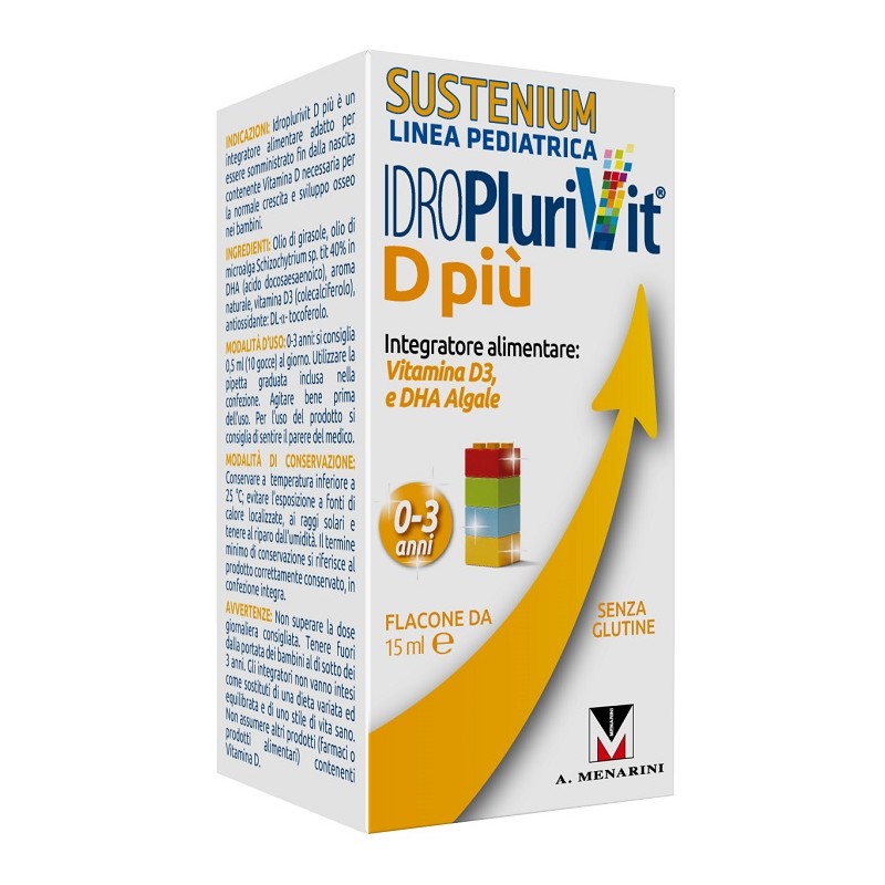 A. Menarini Ind. Farm. Riun. Idroplurivit D+ Sustenium 15 Ml