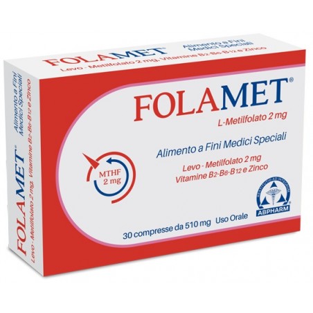 A. B. Pharm Folamet 30 Compresse 500 Mg