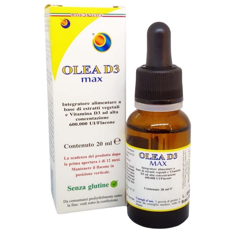 Herboplanet Olea D3 Max Gocce 20 Ml