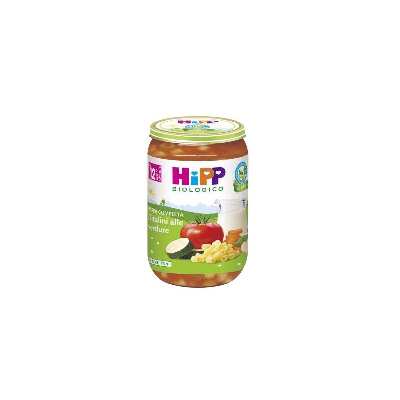 Hipp Italia Hipp Bio Ditalini Alle Verdure 250 G