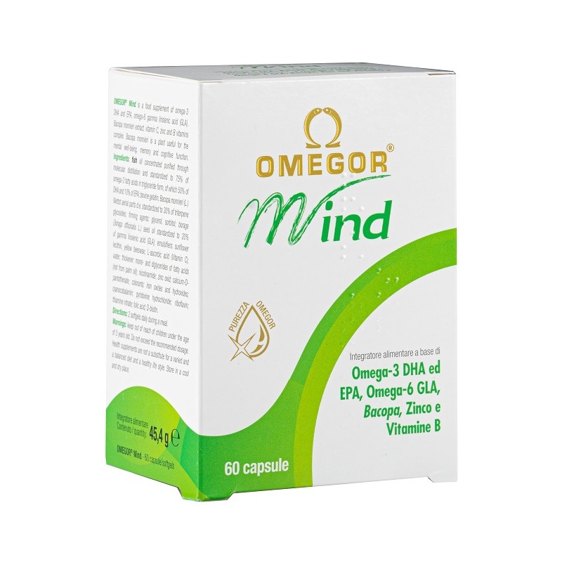 U. G. A. Nutraceuticals Omegor Mind 60 Capsule Molli