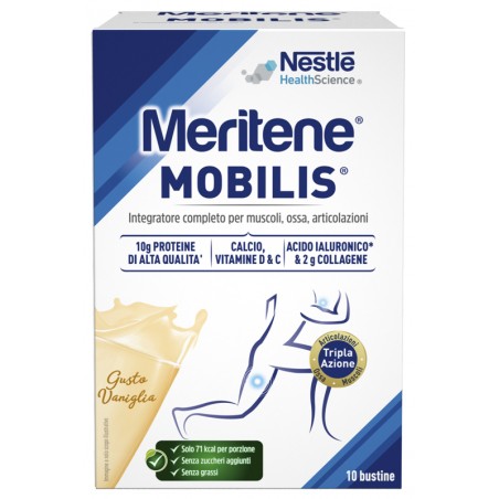 Nestle' It. Meritene Mobilis Gusto Vaniglia 10 Bustine Da 21 G