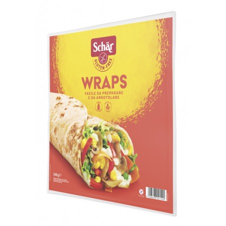 Dr. Schar Schar Wraps Piadina Arrotolabile Senza Lattosio 240 G