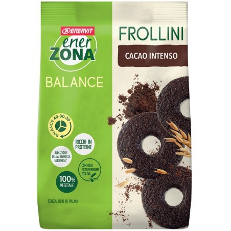 Enervit Enerzona Frollini Gusto Fondente Intenso 250 G