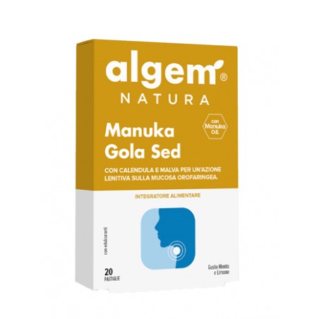 Algem Natura Algem Manuka Gola Sed 20 Pastiglie 1000 Mg