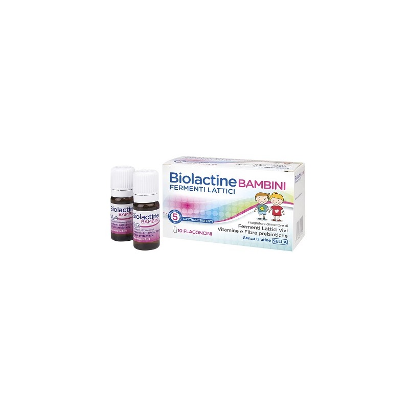 Sella Biolactine Bambini 10 Flaconcini 8 Ml