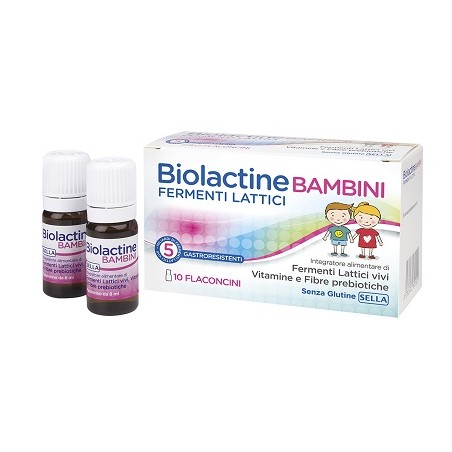 Sella Biolactine Bambini 10 Flaconcini 8 Ml