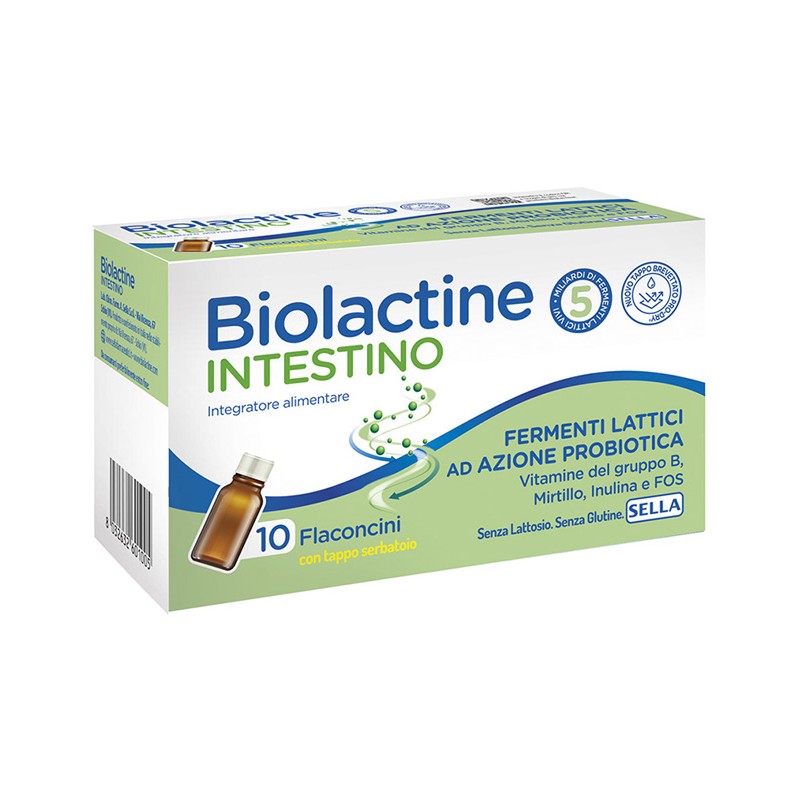 Sella Biolactine Intestino 5mld 10 Flaconcini 9 Ml