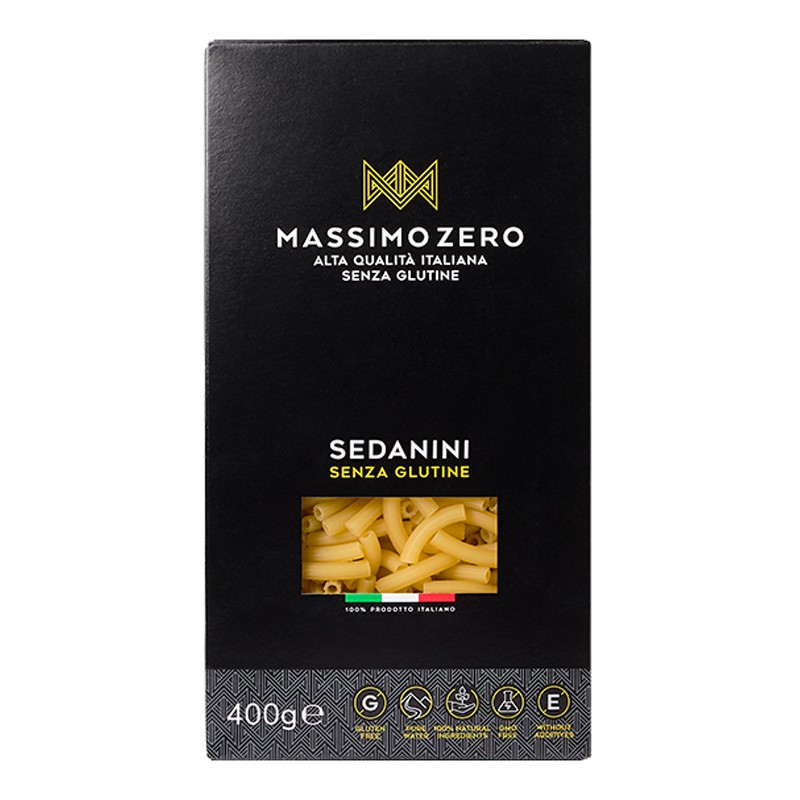 Massimo Zero Sedanini Rigati 400 G