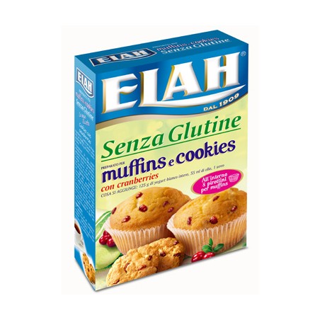 Elah Dufour Elah Preparato Per Muffin E Cookies Con Cranberries 190 G